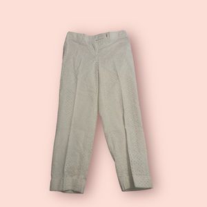 Anne Klein Eyelet Crop Pant, 2